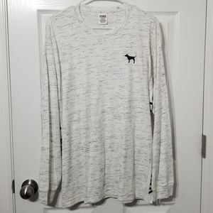 Pink light gray long sleeve